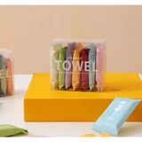 Peywest 7'li Sıkıştırılmış Pro Steril %100 Cotton Travel Makyaj Temizleme Mendili Tek Kullanımlık - 7Lİ SET