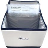 PF15 Thermo-Pure® Teknolojisi ile Elektriksiz&buzsuz Hızlı Soğutma / 16 Saat Soğuk Muhafaza Katlanır Outdoor Kamp Piknik Termal Termos Buzluk Soğutucu Çanta + 6 Adet Thermo-Pure® Jel Paket