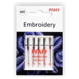 Pfaff 821197096 Dikiş Makinası Karışık Nakış İğnesi 5 Parça Metal İğne Seti ile Yüksek Performans