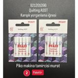 Pfaff QUİLTİNG Yorganlama Kapitone İğnesi 821201096 2 paket 10 adettir - 001-Renkli
