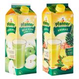 Pfanner Premium Yeşil Elma ve Ananas Meyve Suyu Nektarı, 2 Litre, 2'li Paket