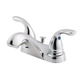 Pfister LG1435100 Pfirst Serisi 2 Saplı 10 cm Centerset Banyo Musluğu Cilalı Krom, Su Verimli Model