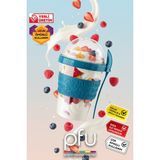 PFU Pratik Faydalı Ürünler Müsli Kabı | Yoğurt Kabı | Pratik Diyet Kabı | Kapaklı Kaşıklı Hazneli Saklama Kabı - 600 ml - Çok Renkli