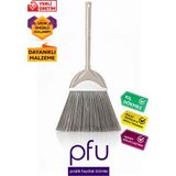 PFU Pratik Faydalı Ürünler Süpürge | Büyük El Süpürgesi | Büyük Plastik Süpürge | Çok Amaçlı Süpürge - 61 x 37 cm - Çok Renkli