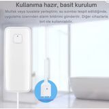 Pgst Obiem Akıllı Ev Güvenlik Alarm Sistemleri Su Kaçağı Tespit Sensörü Wifi Bağlantılı (2 Adet pilli)