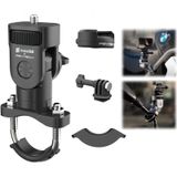 PGYTECH U-Bolt Mount Insta360 Ace Pro/GoPro 12/dji Osmo Action 4/Insta360 X3 ile uyumlu eylem kamerası bisiklet tutucusu Motosiklet tutucusu