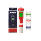 Ph Metre Tds Metre Sıcaklık Ec Ölçer 4ü 1 Arada Ölçüm Cihaz