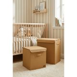 PH Prendi Home 2'li Büyük Boy Set Büyük Bej Kutu ve Kapaklı Bej Saklama Kutusu Organizer Seti