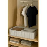 PH Prendi Home 2'li Set Dolap İçi ve Çekmece Düzenleyici Organizer Kutu, Kumaş Kutu 28x28x13 cm