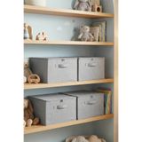 PH Prendi Home Gri 4'lü Set Çok Amaçlı Baza Altı ve Dolap İçi Düzenleyici Kutu Hurç 35x42x23 cm
