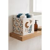 PH Prendi Home Luna Desenli Kapaksız Dolap Içi Çamaşır Oyuncak Düzenleyici Katlanır Saklama Kutusu 30x30x30