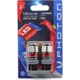 Ph7215 R B2 T20 W21/5w 12v Red Led 2'li Blister