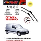 Phaff Citroen Berlingo Silgeç Sileceği Takımı 1998 Model Araca Özel Aparat