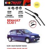 Phaff Clio 1 Silgeç Sileceği Silgeç Takımı 1994-1997 Arası Araca Özel Uyumlu