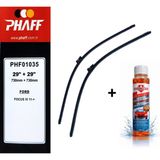 Phaff Ford Focus 3 (2011-2017) 730mm + 730mm Ön Silecek Süpürgesi Kolay Montaj - Universal