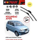 Phaff Hyundai Atos Silgeç Sileceği Takımı 2001 Model Araca Özel Aparat