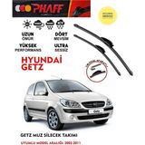 Phaff Hyundai Getz Ön Cam Muz Silecek Takımı 2009 Model Araca Özel Aparat
