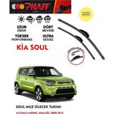 Phaff Kia Soul Silgeç Sileceği Takımı 2010 Model Araca Özel Aparat