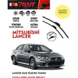 Phaff Mitsubishi Lancer Ön Muz Silgeç Sileceği Takımı 2012 Model Araca Özel Aparat