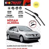 Phaff Nissan Almera Ön Cam Muz Silgeç Sileceği Takımı 2005 Model Araca Özel Aparat