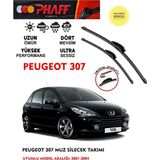 Phaff Peugeot 307 Silgeç Sileceği Takımı 2004 Model Araca Özel Aparat