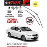 Phaff Skoda Super B 2010 Model Silgeç Sileceği Seti 14 16 20 Motor Araca Özel Uyumlu