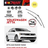 Phaff Volswagen Jetta 2013 Model Silgeç Sileceği Takımı 12 14 16 Motor Araca Özel Aparat