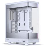 Phanteks Evolv X2, orta tur oyun kasası, dikey soğutma sistemi, şeffaf temperli cam çerçeve, dahili D-RGB aydınlatmalı fırçalanmış alüminyum iç panel, gümüş beyaz