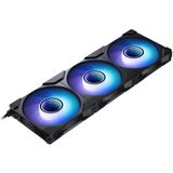 Phanteks M25-120 Gen2 Ters Blade Üçlü Paket, 3X 120mm ARGB Yüksek Performanslı Soğutma Fanları, Papatya Zinciri Birleşik Fan Çerçevesi, Sonsuzluk Ayna göbeği, Tek Kablo Bağlantısı, Siyah
