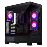 Phanteks Xt Vıew Black Ph-Xt523v1_dbk01, Cam Dizayn Atx Tempered Glass 3X120mm Drgb Pwm Fan, Siyah Kasa