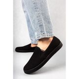 Phantom Emek Dokuma Slip-On Erkek Ayakkabı Tekstil Malzeme ile Poliüretan Tabanlı - Siyah