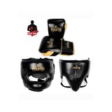 Phantom Gear %100 DERİ PROFESYONEL BOKS EKİPMAN SETİ, KASK, ELDİVEN, KOGİ
