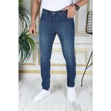 Phantom Jeans Erkek Kot Pantolon Tint Yeşil By Zıpkın Slim Fit Yıpratmalı Tırnaklı Denim Jean - 31