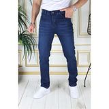 PHANTOM JEANS Erkek Mavi Renk Regular Fit Rahat Kesim Esnek Likralı Denim Jeans Şık Kot Pantolon - 34