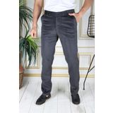 phantom jns by sekman Füme Polarlı Kadife Pantolon Esnek Kalın Fitil Klasik Kesim Yan Cepli Astarlı Phantom Jeans