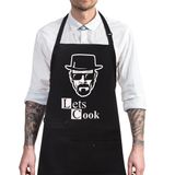 Phantomon Komik pişirme önlükleri cepler pamuk önlük önlük erkekler ve kadınlar için barbekü siyah mutfak önlük yaratıcı baba hediyeler, Cook Sağlar, Tek Beden