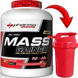 Pharma Karbonhidrat Tozu Mass Gainer 3300 Gram Çilek Aromalı Hacim Kütle Kas Gainermass Shaker Armağan - Muz