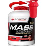 Pharma Nutrition Mass Gainer 3300 Gr Çilek Aromalı Kilo Kas Karbonhidrat Tozu Hacim 30 Servis