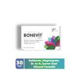 PHARMALEAF İLAÇ VE KOZMETİK Bonevit 30 Saşe, Kalsiyum, Magnezyum Sitrat, Vitamin D3 - K2, Manganez, Mineral İçerir