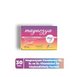 PHARMALEAF İLAÇ VE KOZMETİK Magnezya 30 Saşe, Magnezyum Bisglisinat Malat Sitrat Vitamin D3 B6 Selenyum D Vitamini Takviye