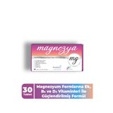 PHARMALEAF İLAÇ VE KOZMETİK Magnezya 30 Tablet, Magnezyum Bisglisinat, Malat, Sitrat B6 Selenyum D Vitamini Takviye Edici Gıda