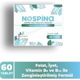 Pharmaleaf Nospina 60 Tablet – Folik Asit, B12, B6 ve Iyot Içeren Takviye Edici Gıda
