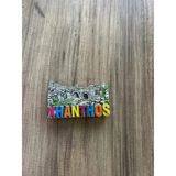 Pharus Patara Magnet, Renkli Harfler, Dekoratif Buzdolabı Süsü, Metal Kaplama