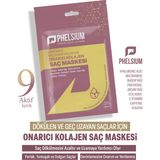 PHELSIUM Dökülen Saçlar İçin Onarıcı Kolajen Saç Maskesi 30 ml Besleyici Etki ile Hızlı Saç Uzatma