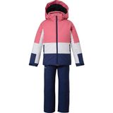 Phenix Tricolor Switching Two-Piece Kız Çocuk Ceket-Pantolon Takim - 2 - 6 Yaş - Pembe