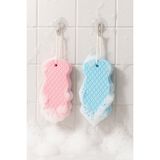 PHENORA Banyo Süngeri Bebek ve Çocuklar Için Yumuşak Banyo Lifi (2 Adet) - Pembe - Mavi
