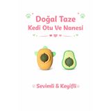 PHENORA Doğal Taze Kedi Nane Ve Kedi Otu Yalama Topu