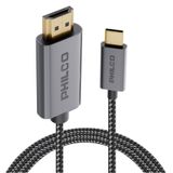 Philco USB C - HDMI Kablosu 6 ft (4K@60Hz) - Thunderbolt 4/3 MacBook Pro, MacBook Air, iPad Pro ile Uyumlu - Güvenilir Ev Ofis Bağlantısı