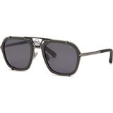 Philipp Plein SPP010M 0584 55 Erkek Güneş Gözlüğü - Gri