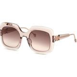 Philipp Plein SPP065S5507T1 55 Kadın Güneş Gözlüğü - Bej